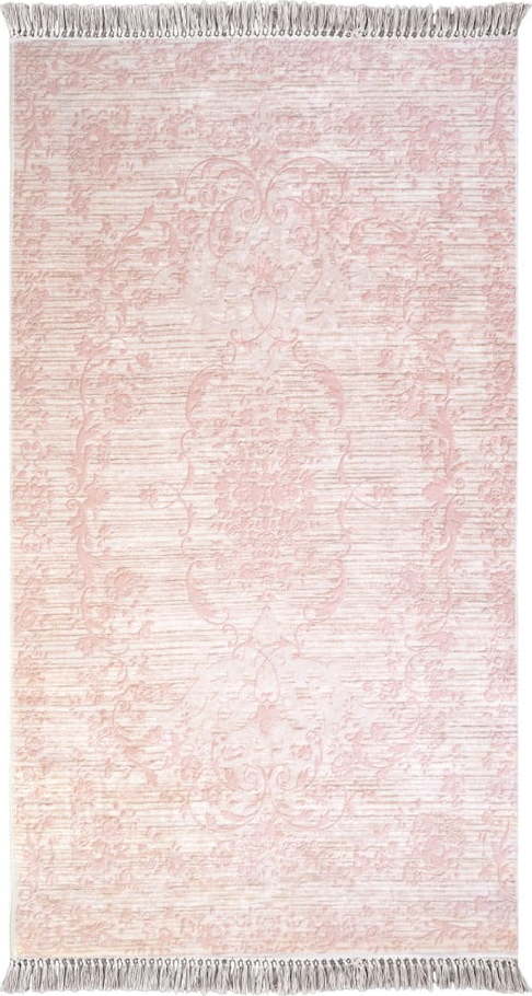 Růžový koberec Vitaus Hali Gobekli