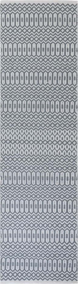 Šedo-bílý běhoun Asiatic Carpets Halsey