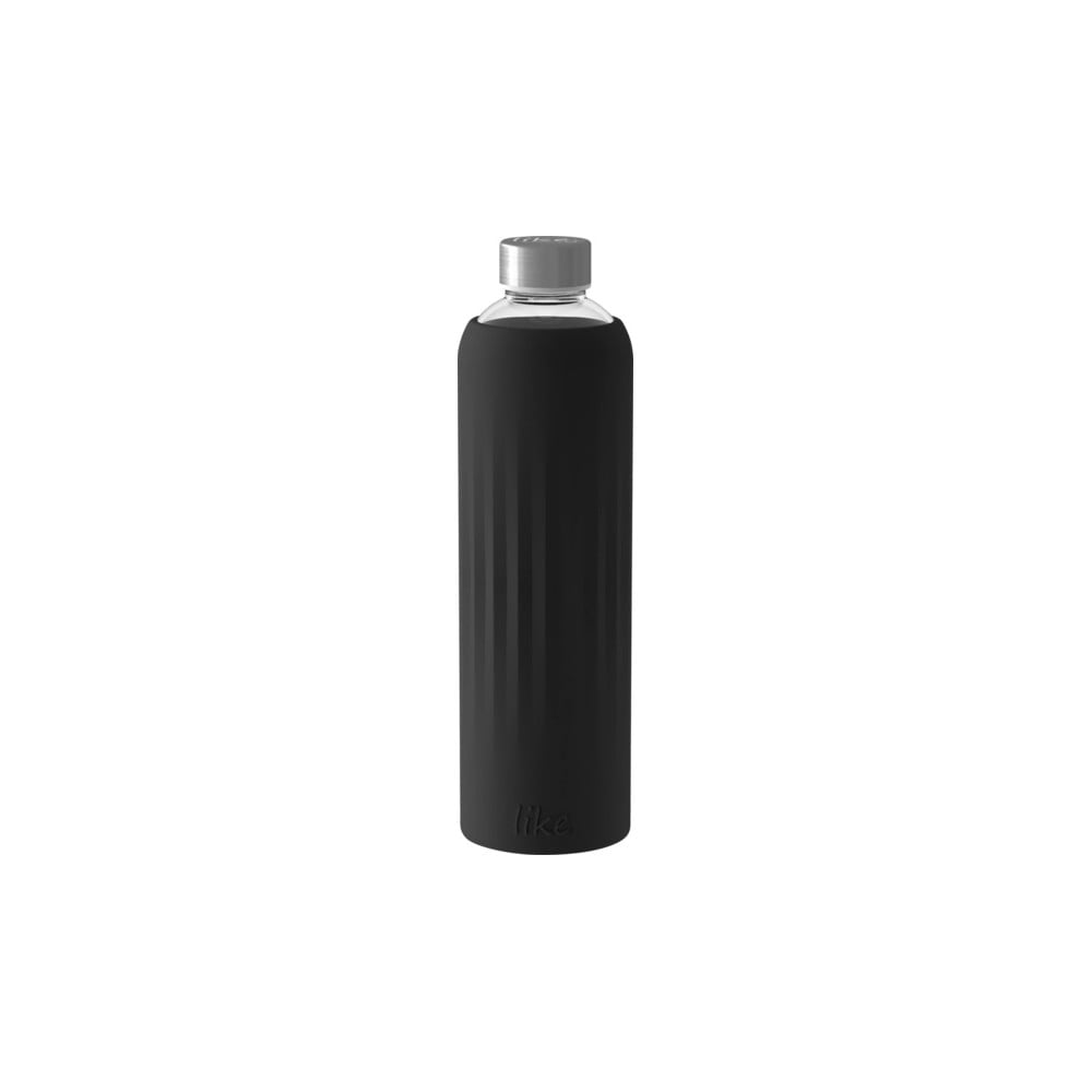 Skleněná láhev s černým silikonovým obalem Villeroy & Boch Like Like To Go & To Stay