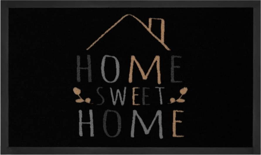 Černá rohožka Hanse Home Home Sweet Home