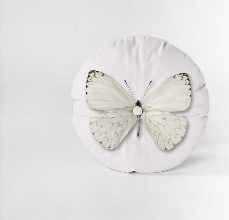 Sametový polštář Velvet Atelier Butterfly