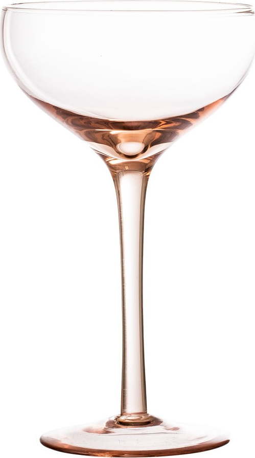 Světle růžová sklenice na šampaňské Bloomingville Champagne Glass Bloomingville