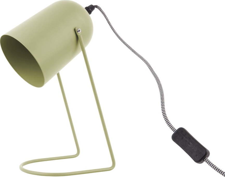 Olivově zelená stolní lampa Leitmotiv Enchant Leitmotiv