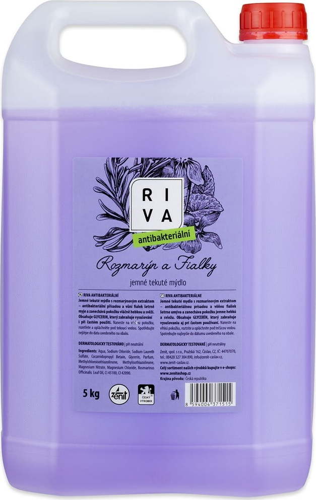 Tekuté antibakteriální mýdlo RIVA