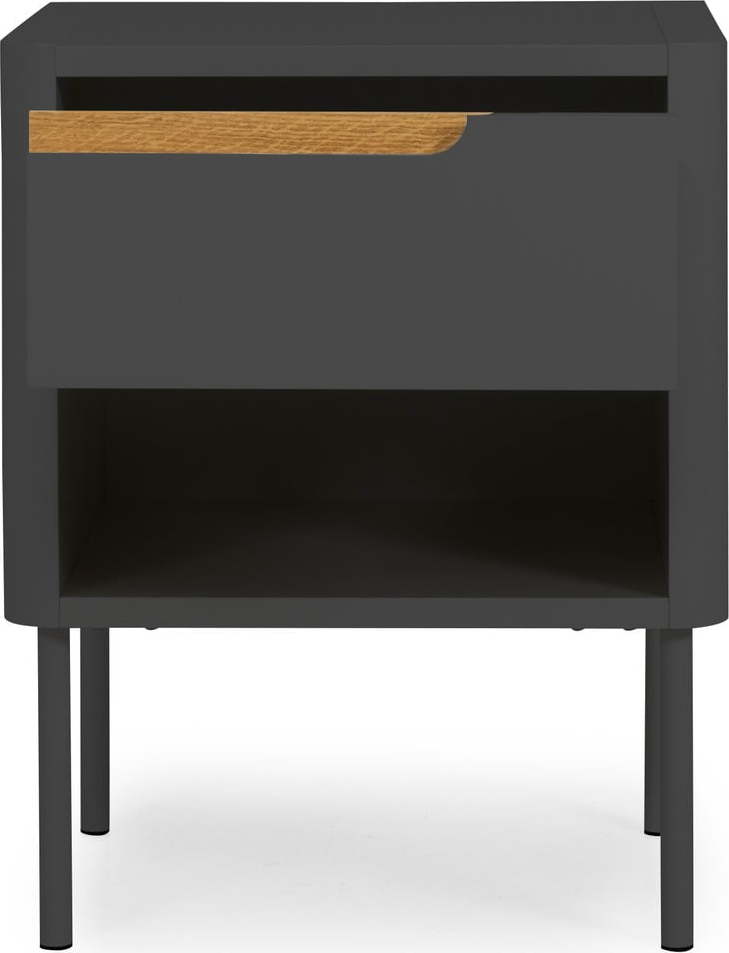 Antracitově šedý noční stolek Tenzo Switch Tenzo