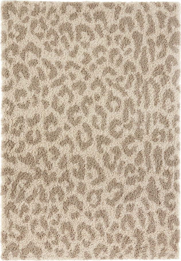 Béžový koberec 150x80 cm Patterned Animal - Ragami Ragami