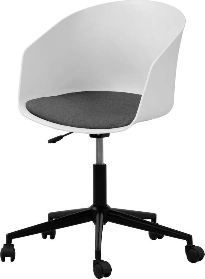 Bílá kancelářská židle na kolečkách Interstil MOON Interstil