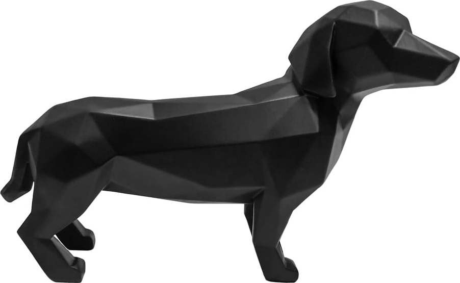 Černá dekorace PT LIVING Origami Dog PT LIVING
