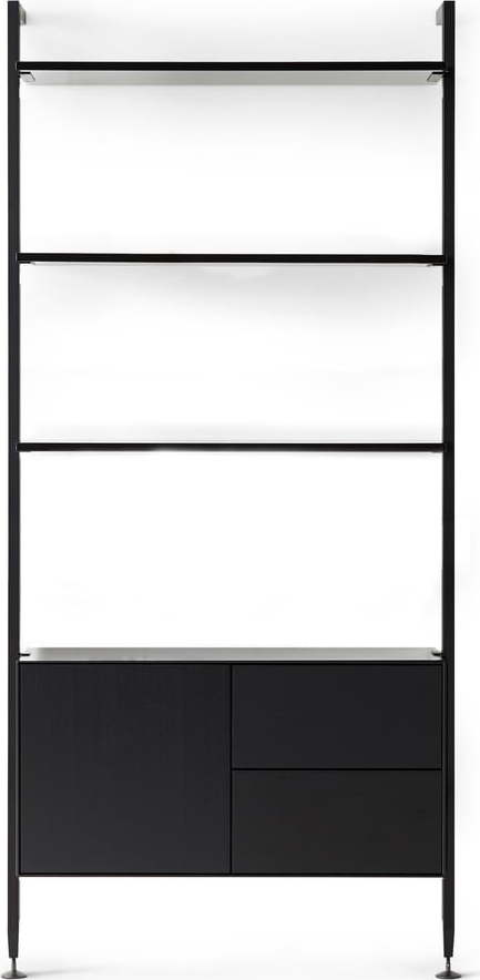 Černá knihovna v dekoru dubu 94x210 cm Edge by Hammel - Hammel Furniture Hammel Furniture
