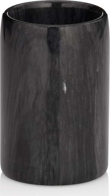 Černý mramorový kelímek na zubní kartáčky Kela Liron KELA