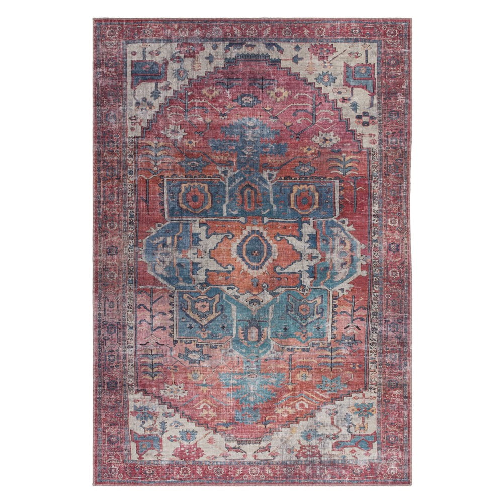Červený koberec 170x120 cm Kaya - Asiatic Carpets Asiatic Carpets