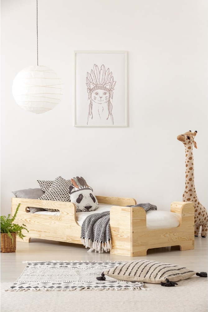 Dětská postel z borovicového dřeva 70x160 cm Box 2 - Adeko Adeko