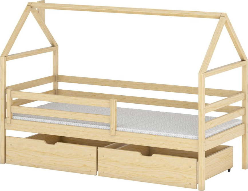 Domečková dětská postel s úložným prostorem 80x180 cm Aron - Lano Meble Lano Meble