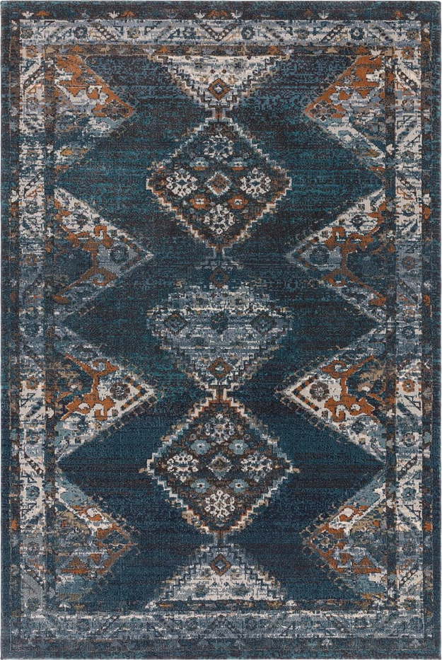Modrý koberec 170x120 cm Zola - Asiatic Carpets Asiatic Carpets