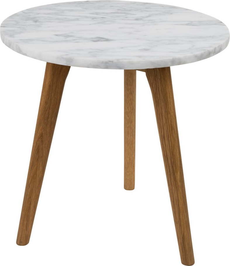 Odkládací stolek s deskou v dekoru kamene Zuiver