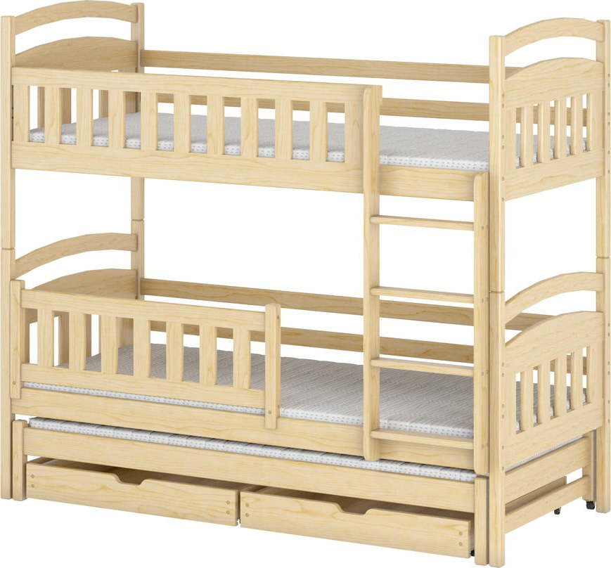 Patrová dětská postel s úložným prostorem 80x160 cm Blanka - Lano Meble Lano Meble