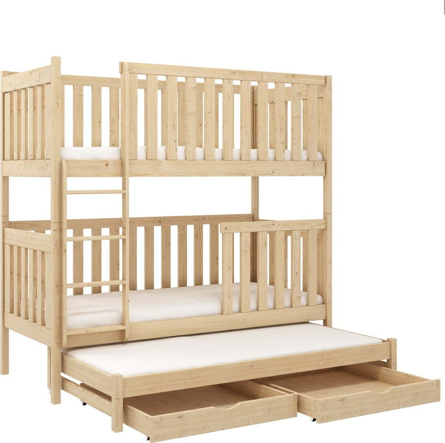 Patrová dětská postel s úložným prostorem 80x160 cm Emilka - Lano Meble Lano Meble