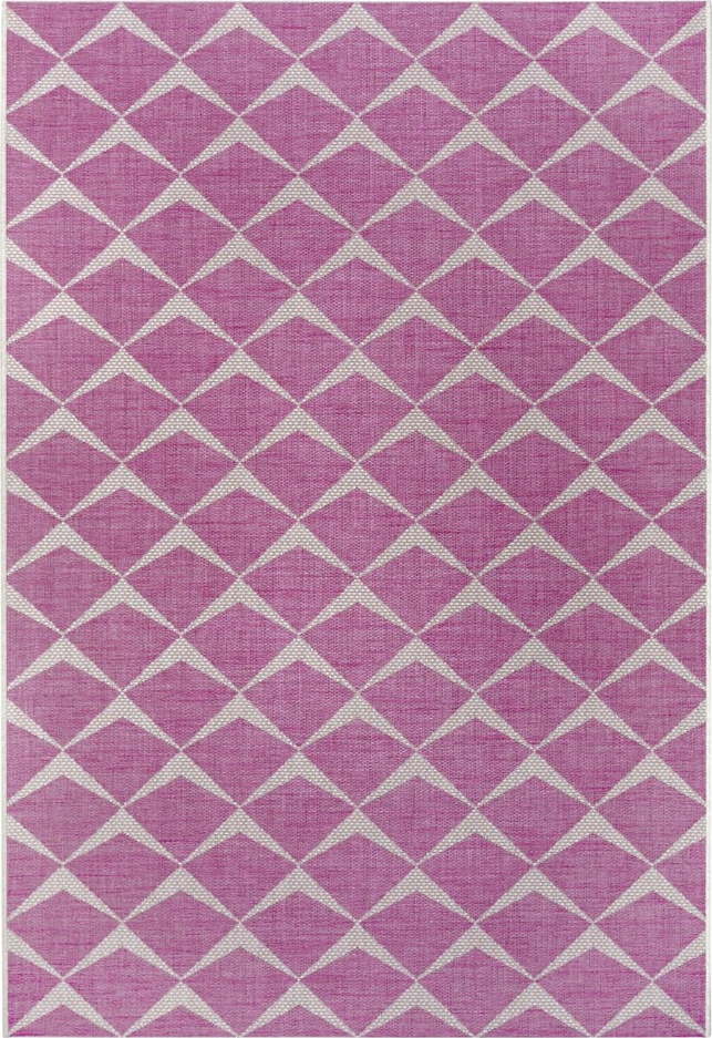 Růžovo-béžový venkovní koberec NORTHRUGS Escala