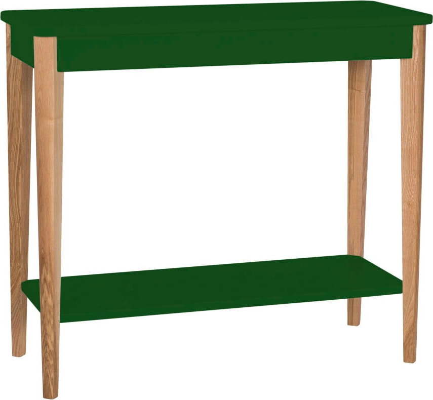 Tmavě zelený konzolový stolek Ragaba Ashme