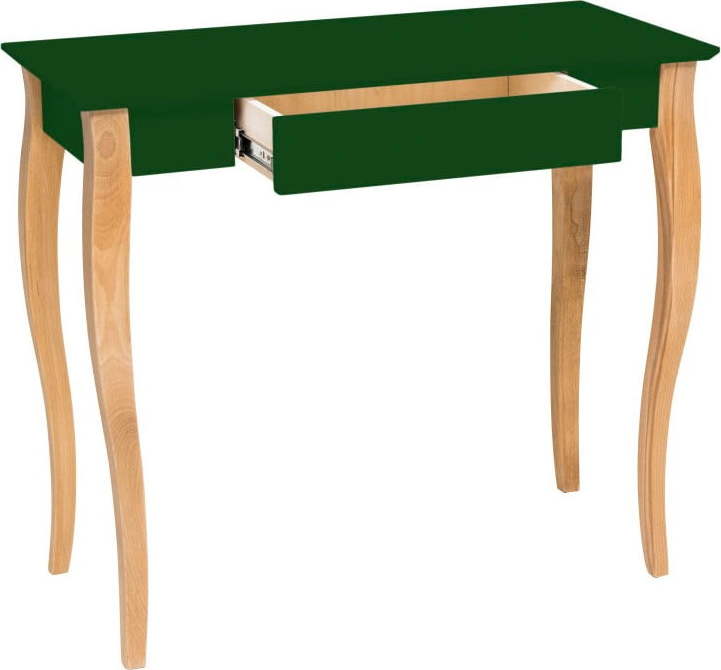 Tmavě zelený psací stůl Ragaba Lillo