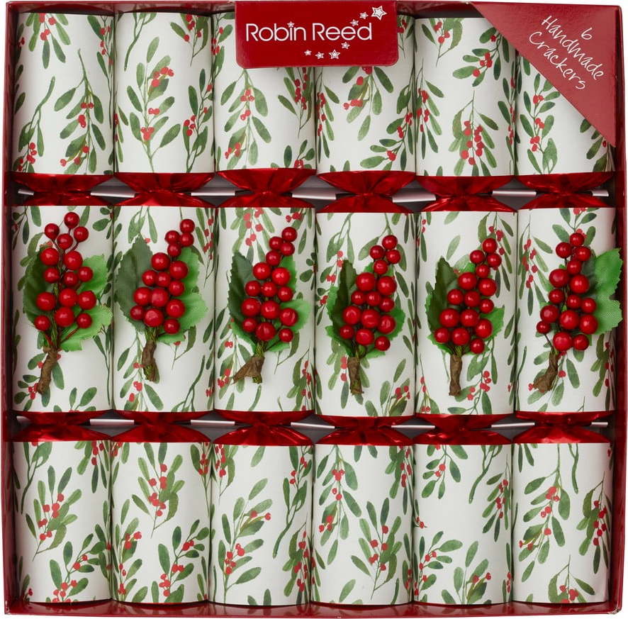 Vánoční crackery v sadě 6 ks Jolly Holly - Robin Reed Robin Reed