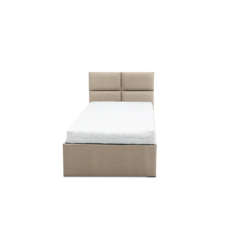 Čalouněná postel MONOS s matrací rozměr 180x200 cm Béžová Bonelová matrace Signal-nabytek