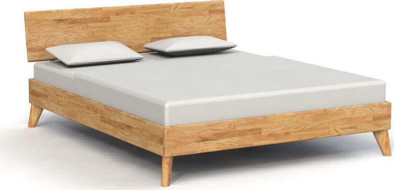 Dvoulůžková postel z dubového dřeva 160x200 cm Greg 1 - The Beds The Beds