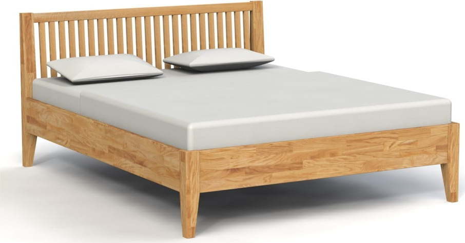 Dvoulůžková postel z dubového dřeva 160x200 cm Odys - The Beds The Beds