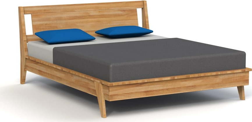 Dvoulůžková postel z dubového dřeva 180x200 cm Retro 2 - The Beds The Beds