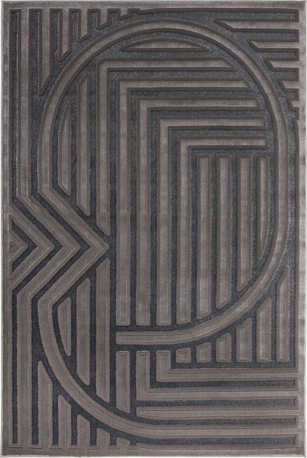 Šedý koberec 230x155 cm Eris Gatsby - Flair Rugs Flair Rugs