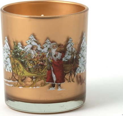 Svíčka ve zlaté barvě s vánočním motivem Villeroy & Boch Santa Villeroy & boch