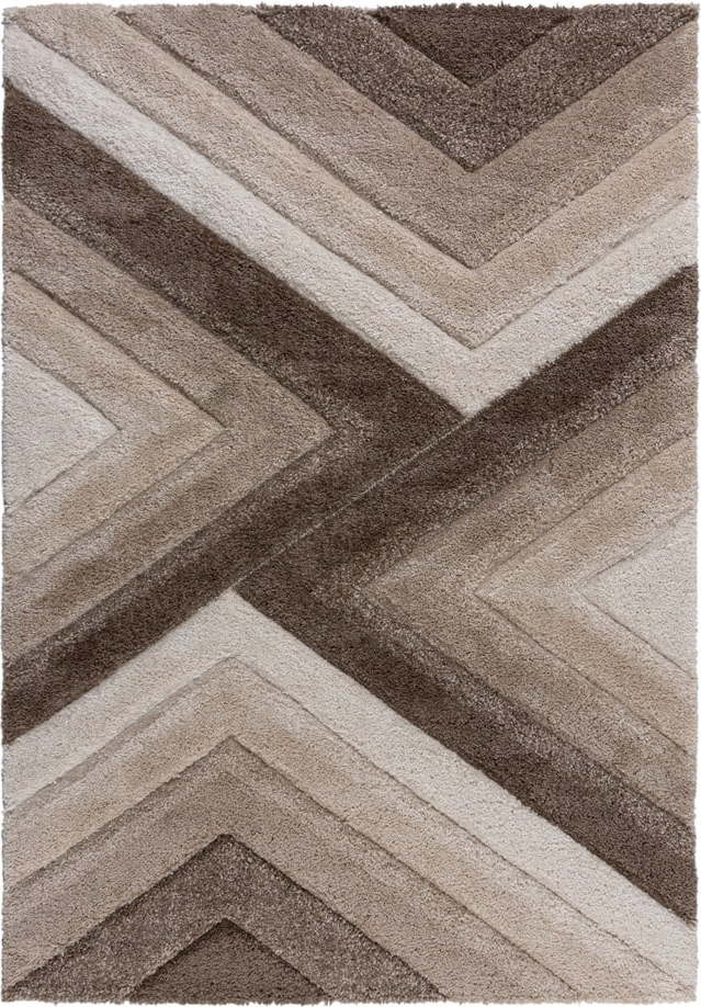 Hnědo-béžový koberec 170x120 cm Dune Crater - Flair Rugs Flair Rugs