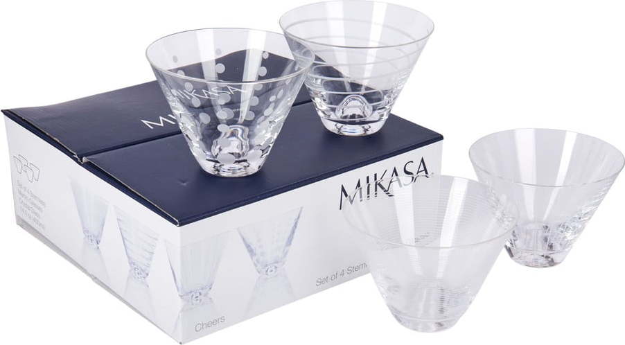 Sada 4 sklenic na Martini Mikasa Cheers Mikasa