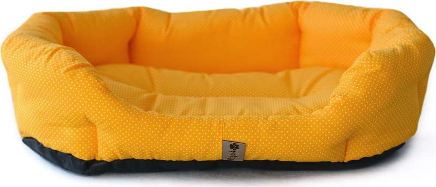 Žlutý bavlněný pelíšek 65x50 cm Sunny - Petsy Petsy