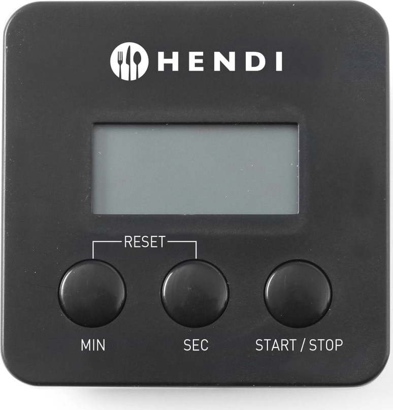 Černá digitální minutka s magnetem Hendi Hendi