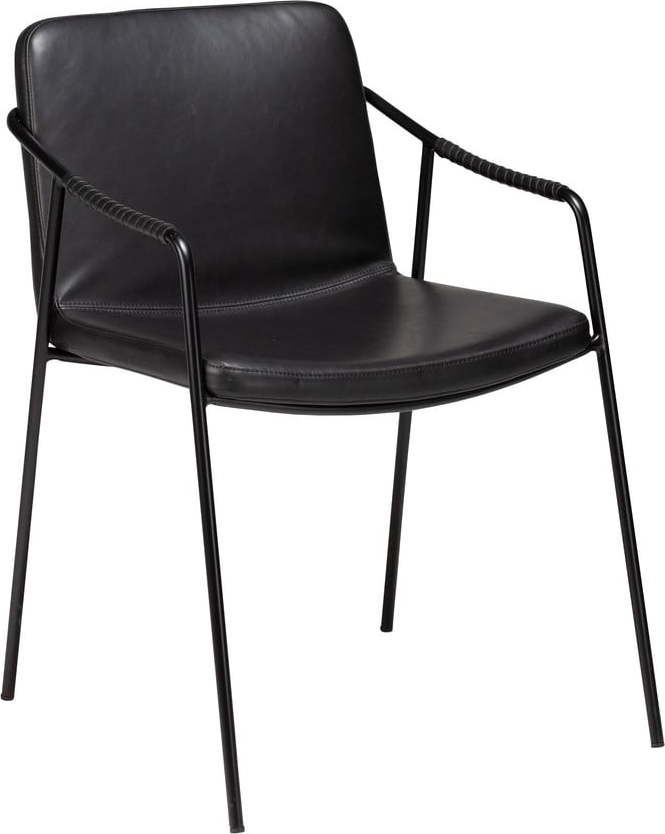 Černá jídelní židle z imitace kůže DAN-FORM Denmark Boto ​​​​​DAN-FORM Denmark