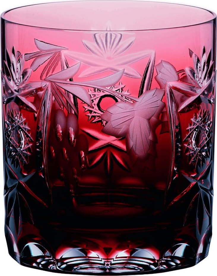 Červená sklenice na whisky z křišťálového skla Nachtmann Traube Whisky Tumbler Copper Ruby