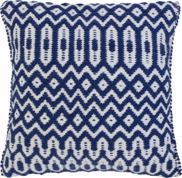 Modro-bílý venkovní polštář Asiatic Carpets Halsey