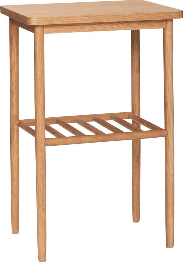 Odkládací stolek z dubového dřeva Hübsch Acorn