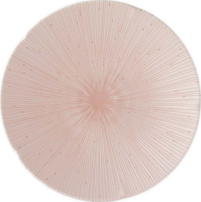 Růžový keramický talíř ø 13 cm ICE PINK - MIJ MIJ