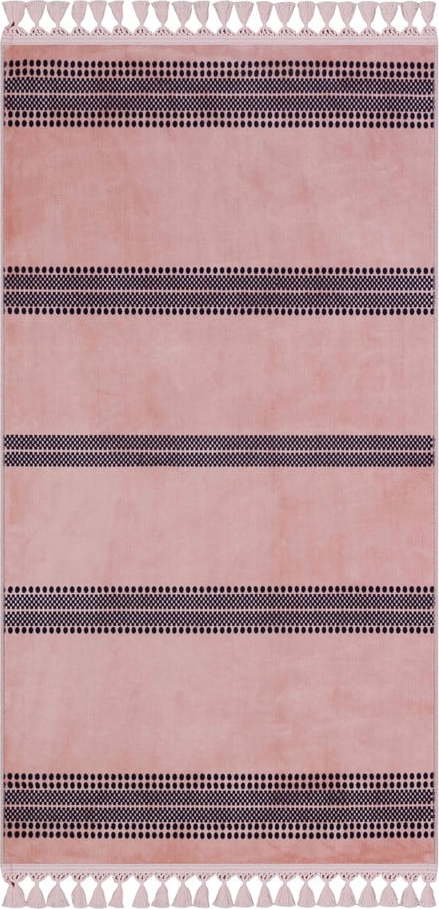Růžový pratelný koberec 160x100 cm - Vitaus Vitaus