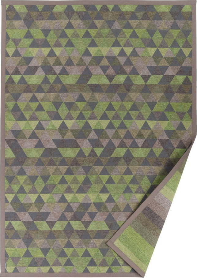 Zelený vzorovaný oboustranný koberec Narma Luke
