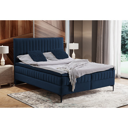 Čalouněná postel Dakota 120x200 cm Modrá KOLA