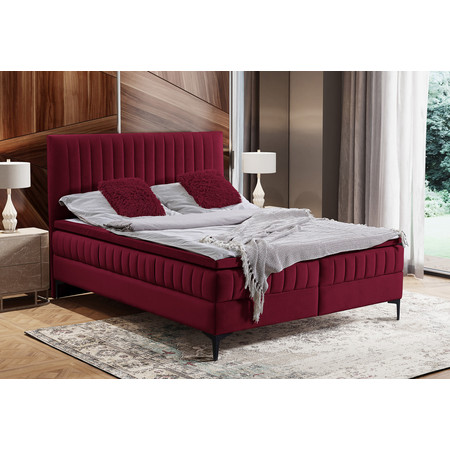 Čalouněná postel Dakota 160x200 cm Červená KOLA
