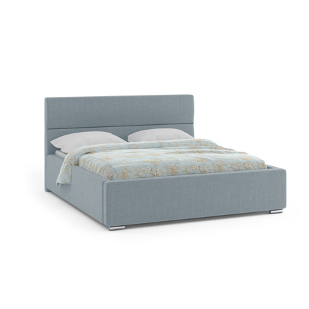 Čalouněná postel NEVADA 160x200 cm Světle modrá KOLA