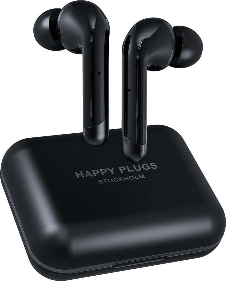 Černá bezdrátová sluchátka Happy Plugs Air 1 Plus In-Ear HAPPY PLUGS
