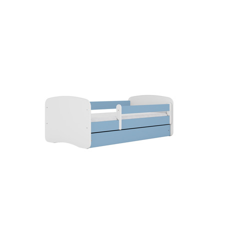 Dětská postel bez úložného prostoru Babydream 80x160 cm Bílá + modrá Bez matrace Signal-nabytek