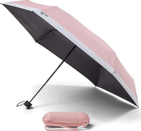 Růžový skládací deštník Pantone Pantone