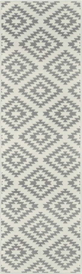 Šedý/béžový koberec běhoun 250x80 cm Nordic - Hanse Home Hanse Home