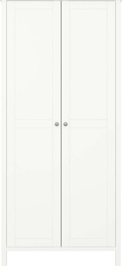 Bílá šatní skříň 89x195 cm Tromsö - Tvilum Tvilum